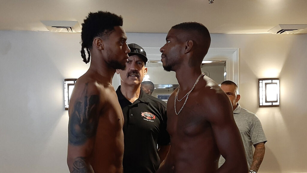 Amari Jones, Michael Lemelle weigh-in