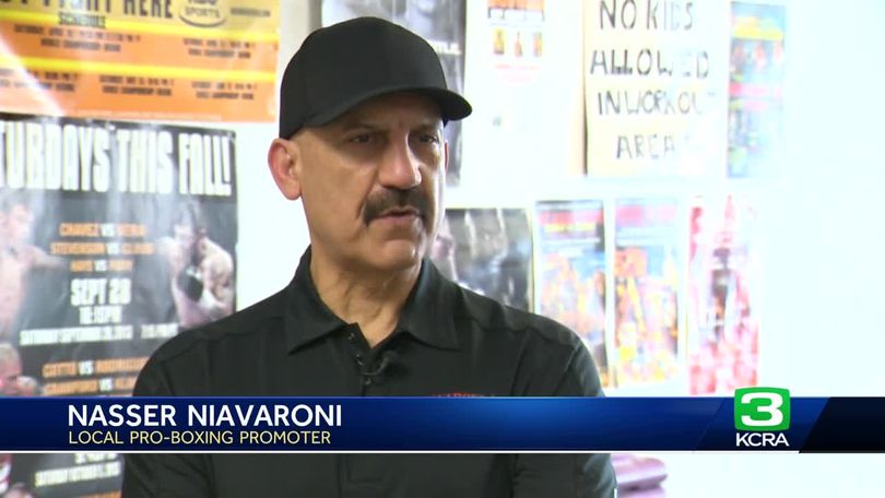 Promoter Nasser Niavaroni speakers with KCRA